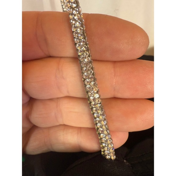 Love On A Hanger Sequin NWT Bow Crop Top Emerald Green Silver Sparkle Y2K Glam - Picture 3 of 7